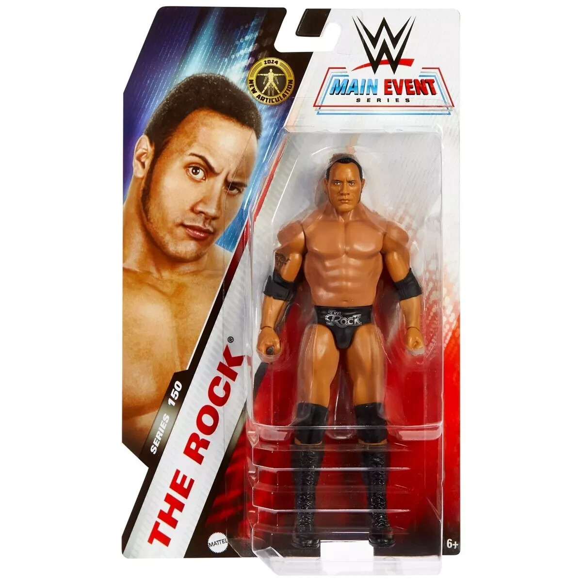 『WWF』THE ROCK フィギュア The Rock - WWE Main Event Series 150 – Wrestlrs