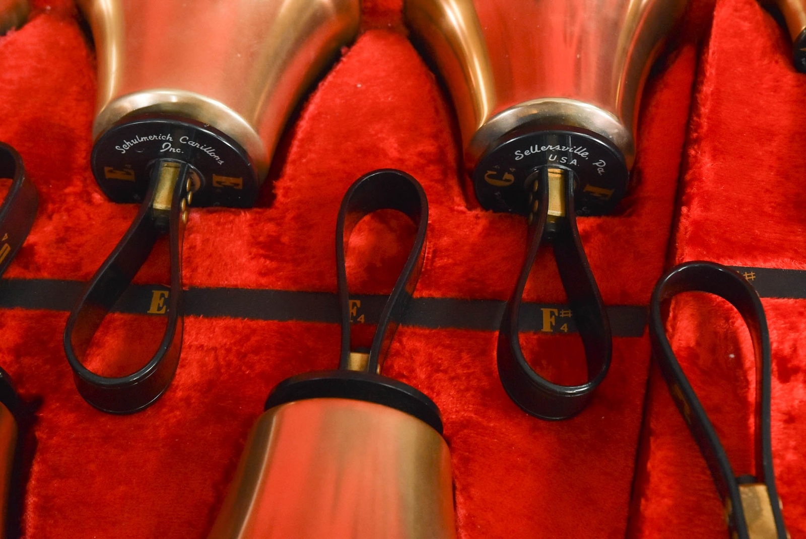 Schulmerich 3rd Octave (C4F4 and G6C7) Handbells (church owned