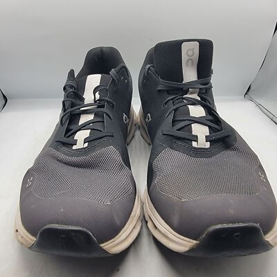 On Cloudrunner Mens 13 Running Shoes Black Gray Sneakers  display picture 1