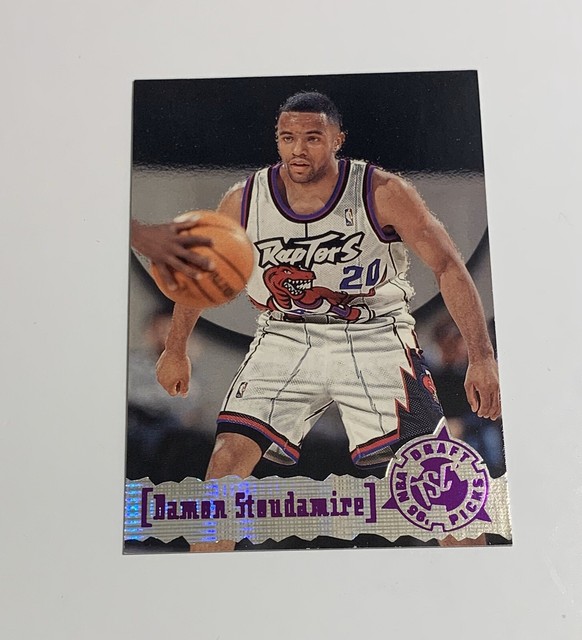 1995 96 STADIUM CLUB DAMON STOUDAMIRE RAPTORS BASKETBALL ROOKIE CARD 