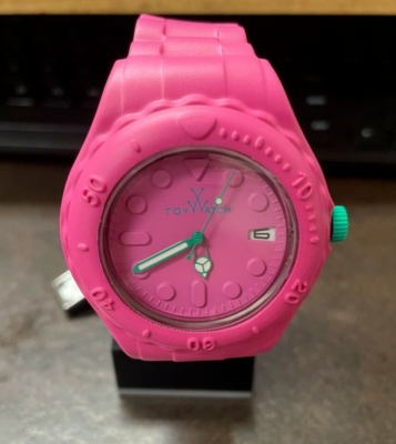 ToyWatch Pink and green silicone watch | eBay display picture 2