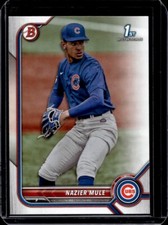 Nazier Mule 2022 Bowman Draft Baseball - 1st #BD-77 - Chicago Cubs