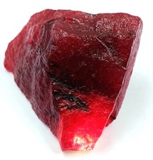 DYED Natural Red Ruby Rough Raw 1500-1550 Ct Certified Color Enhanced DKN