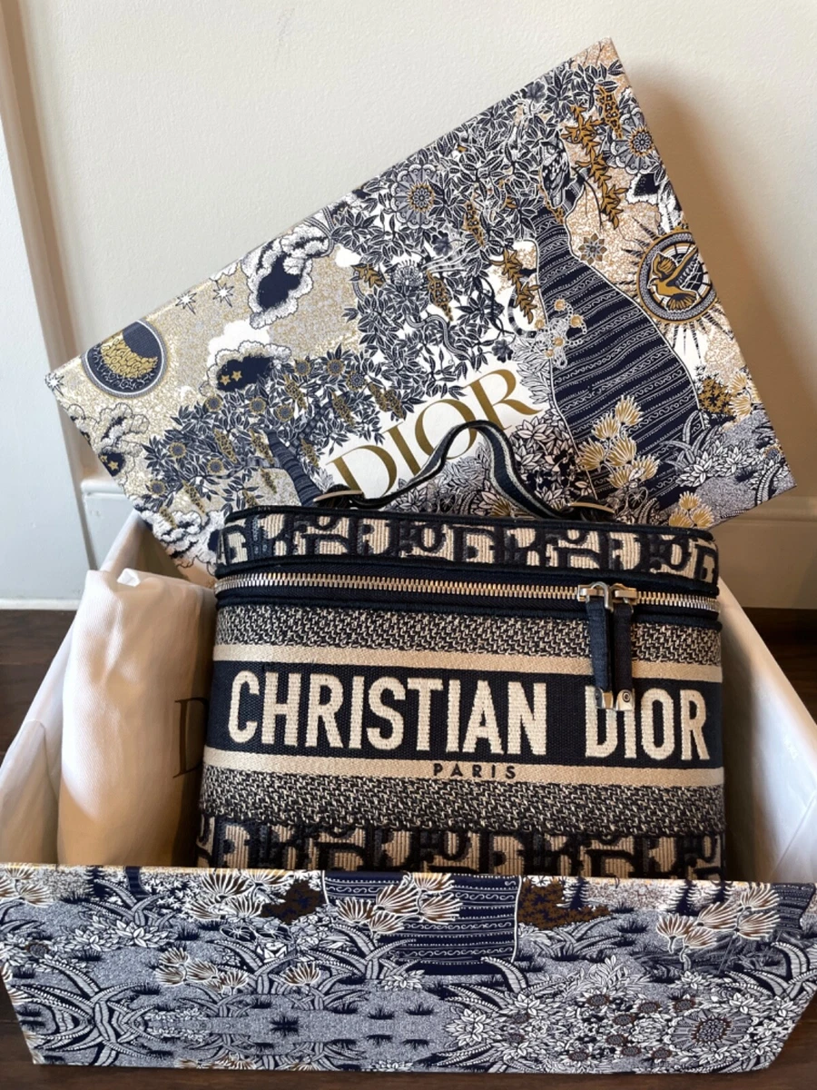 Shop Christian Dior DIOR OBLIQUE SUITCASE DIORTRAVEL SMALL Blue