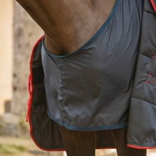 Shires Horse Pony Anti-Rub Satin Bib Vest, For Under Rugs All Sizes, Black Navy