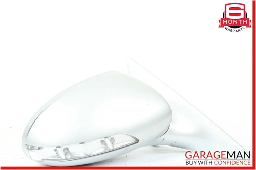 06-08 Mercedes W219 CLS500 Front Right Side Mirror Rear View Door Iridium Silver