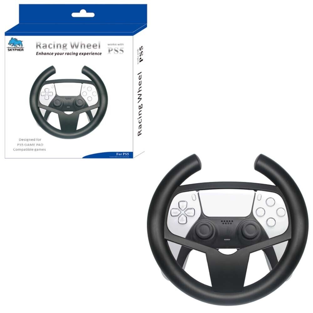 PS5 Gaming Racing Wheel, Meagadream Steering Wheel with4 Table Suction Cup  for Sony Playstation 5 Dualsense Controller (Controller Not Included)