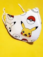 Youth Pikachu Adjustable Face Mask