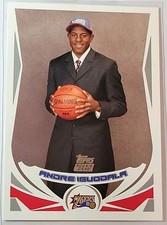 Andre Iguodala 2004-05 Topps Rookie Card #229 Philadelphia 76ers. rookie card picture