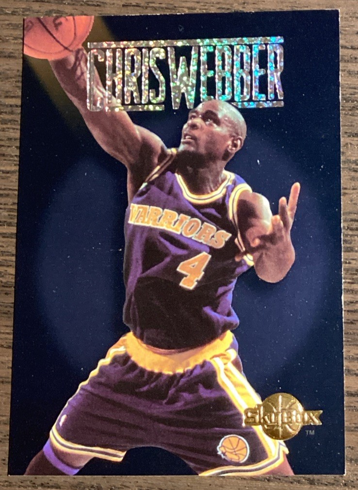 1994-95 Skybox - The Center Stage - Chris Webber - #CS4 Golden State Warriors