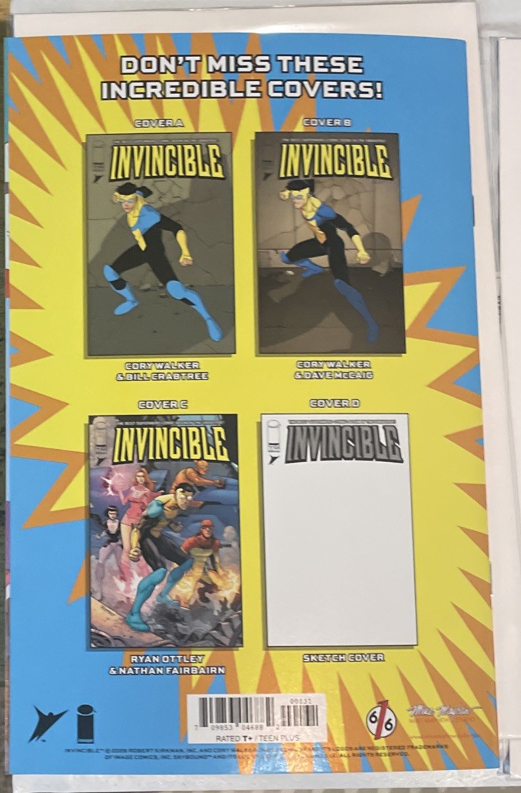 Invincible#1 Atom Eve Gloss Foil Variant Set Trade/Virgin, Signed