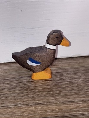 Holztiger Duck Standing Wooden Toy Figure