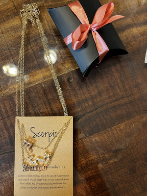 Kette Sternzeichen SCORPIO -Skorpion 