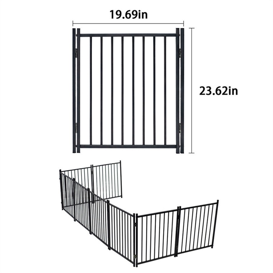Dog Playpen Indoor, 6 Panels Metal Dog Fence,Playpen for Medium/Small Dogs