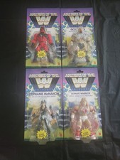 Masters Of The WWE Universe Wave 6 MOC Kane Goldberg Ultimate Stephanie MOTU