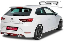 Heck Ansatz Einsatz Spoiler Tuning Diffusor für Seat Leon III Typ 5F HA110