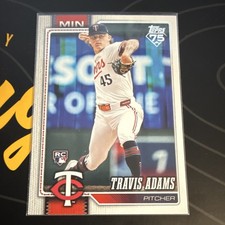 Topps 2024 Series One Travis Adams Rookie Minnesota Twins #149 Baseball Card
