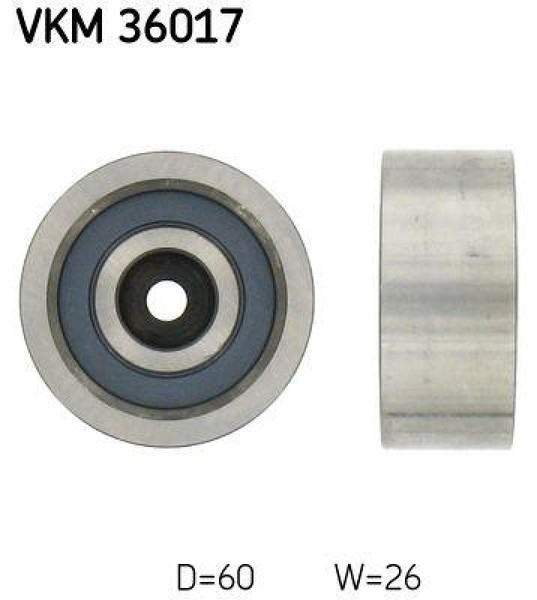 Skf Umlenk-/FüHrungsrolle, Keilrippenriemen Oben Unten Vkm 36017-image