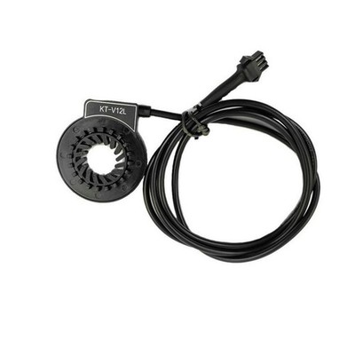 Geschwindigkeitsmesser Ebike Elektrofahrrad KT-V12L Kunststoff Schwarz