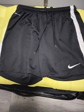 Nike Dri-FIT Kid's Black Athletic Shorts Size S Drawstring Elastic Waist