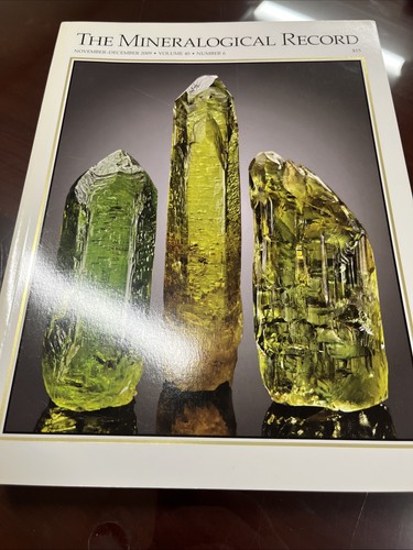 The Mineralogical Record Books Volume 40 , Number 1-6 Very Good Condition