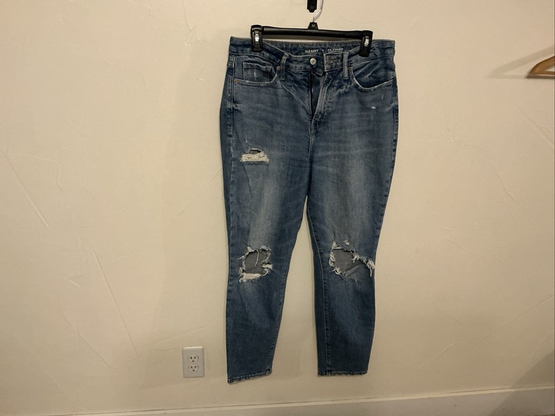 Women’s Size 8 Higher High Rise O.G Straight Jeans Old Navy