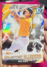 2026 Topps Bowman Chrome Nick Kurtz Electric Sluggers