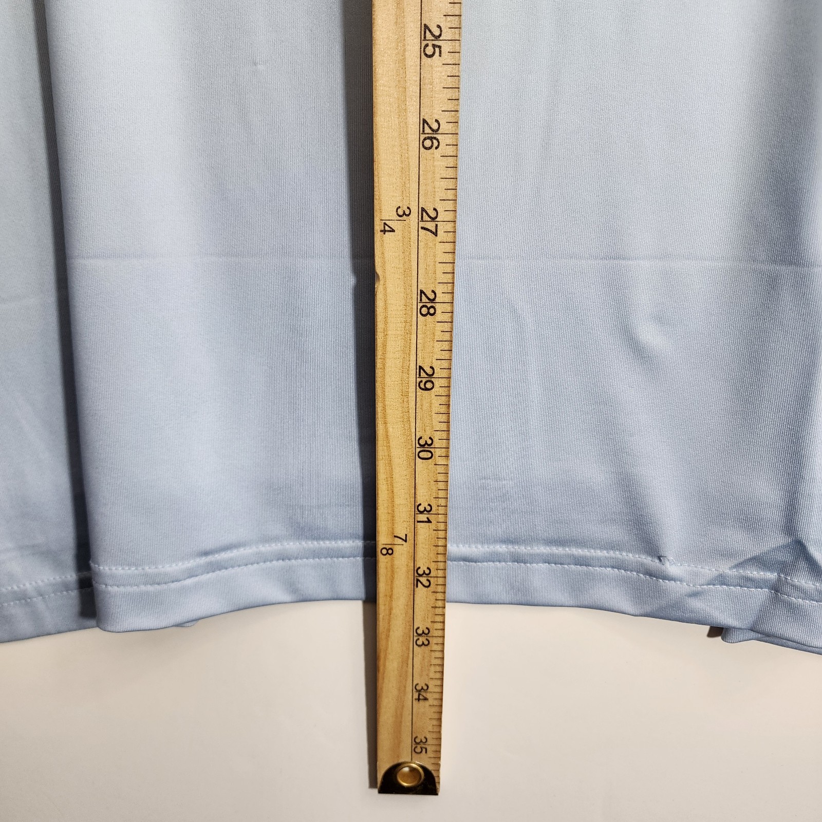 RLX RALPH LAUREN Polo Shirt Mens XL Blue White Ombre WICKING Golf Athleisure thumbnail 8