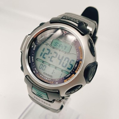 CASIO PRO TREK Digital Watch PRG-50 Outdoor Men's Tested Working Condition