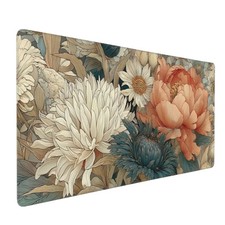 Blossom Boho Floral Non-Slip Rubber Mouse Pad Desk Mat Gaming Keyboard Mat
