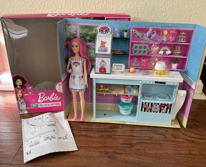 Mattel Barbie Careers BAKERY You Can Be Anything Playset w/ Doll & Accessories