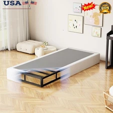 Heavy Duty Steel Bed Frame Supports 3500lbs Noise Free Tool Free Assembly New