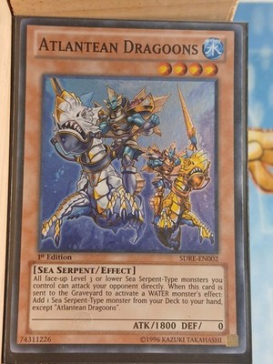 Atlantean Dragoons SDRE-EN002 Structure Deck: Realm of the Sea Emperor 1st...