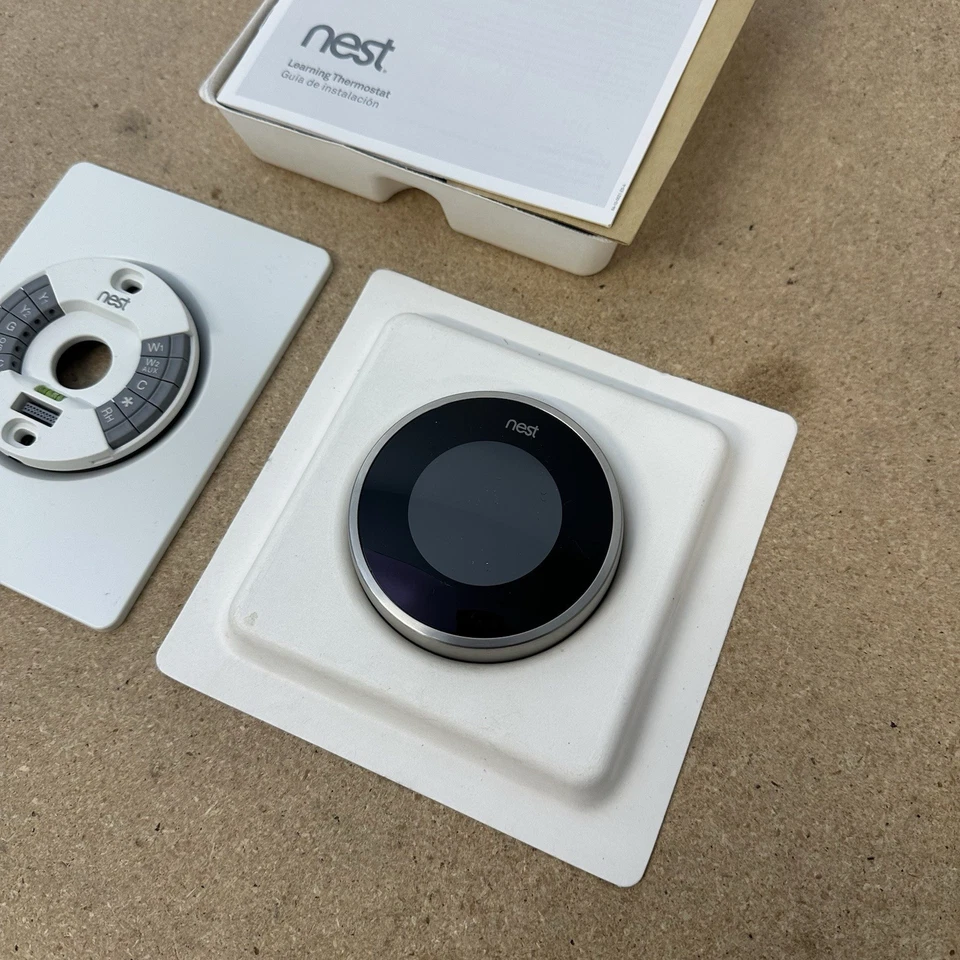 Nest T200577 Learning Thermostat 2nd Generation Smart Home - Image 3 of 4