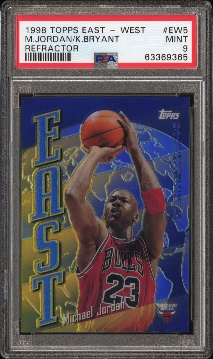 1998-99 Topps - East/West Kobe Bryant, Michael Jordan #EW5