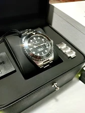  Steinhart Ocean 39 BLACK Ceramic Diver Watch SW ETA 2824-2 Automatic Stainless 