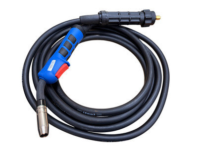 15AK MIG Welding Gun Air-Cooled 180 Amp MIG Torch Euro Quick Connector 15FT/5M