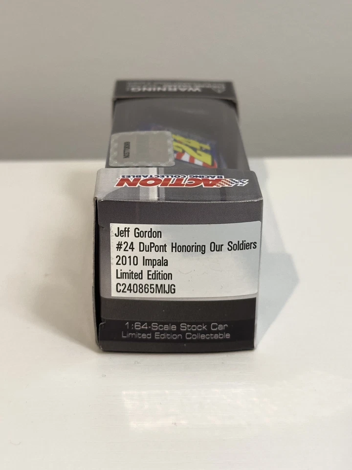 2010 Jeff Gordon #24 DuPont/Honoring Our Soldiers 1/64 Scale COT NASCAR Diecast - Image 3 of 3