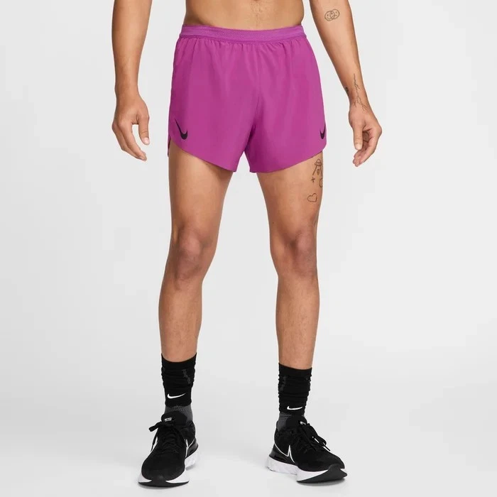 Nike Running Shorts Dri-FIT ADV 4" Brief-Lined Fuschia Men's Large FN3352-518