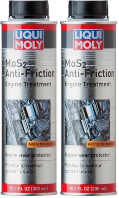 Liqui Moly MoS2 Anti-Friction Engine Treatment 300 ml Oil additive Pack of 2 NEW