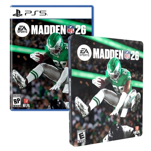 Madden NFL 26 - Sony PlayStation 5 - ** Plus Steelbook Case ** - New and Sealed