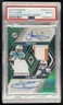 2023 Panini Phoenix Tyreek Hill CeeDee Lamb Dual Patch Auto Green #/25 PSA 8