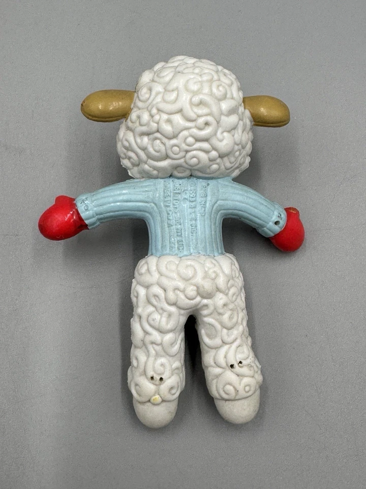 "Estatuilla de vinilo vintage 1993 Lamb Chop 3"" Just Toys Inc LEER DETALLES" Foto 2 de 4