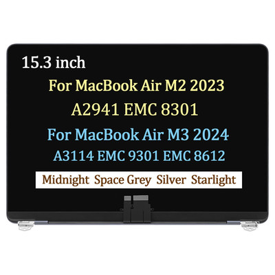 Für Apple Macbook Air 15,3'' A2941 A3114 LCD screen Bildschirm Ersatz 661-34705