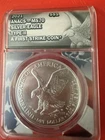2021 American Silver Eagle ANACS MS 70 Type 2 First Strike
