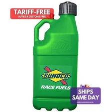 Sunoco Race Jugs M7500GR, One Green Plastic Green Sunoco Motorsports Jug 5 Gal 