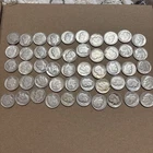 Lot of 50 90% silver 1940’s-1964 Roosevelt dimes