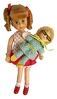 Mattel Vintage 1967 BUFFY & MRS. BEASLEY  w/ Glasses Doll Set 6", Family Affair