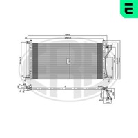 Kondensator Klimaanlage Aluminium Mit Trockner FüR Hyundai Sonata V 2.4 2.0
