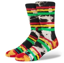 New Stance Socks Dwayne Wade Striped Jahsta Men’s Large (L) NWT